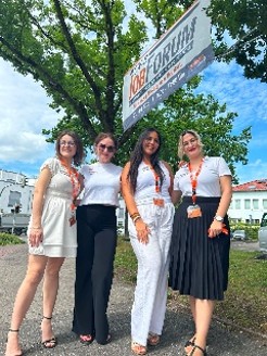 Ганна Мантлер (ліворуч),    Агата Дибала, Ділан Таскіран та Феряд Курт
